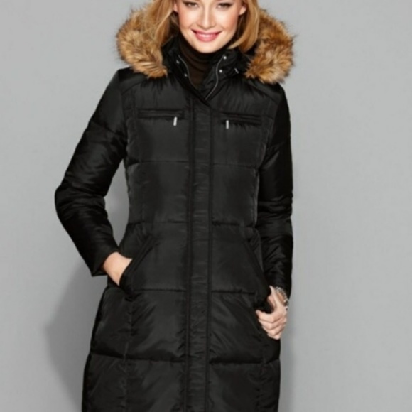 Michael Kors black jacket w/ removable fur… - Picture 1 of 9